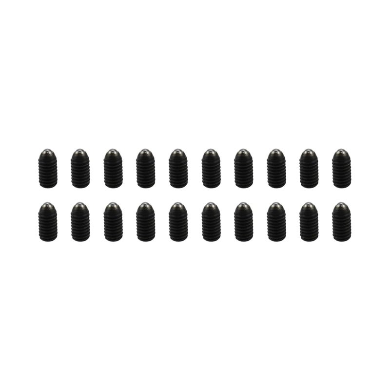 Sscon 20Pcs M4*8mm Carbon Steel Hexagon Socket Black Spring Plungers Ball Plungers Ball Screws - Image 1